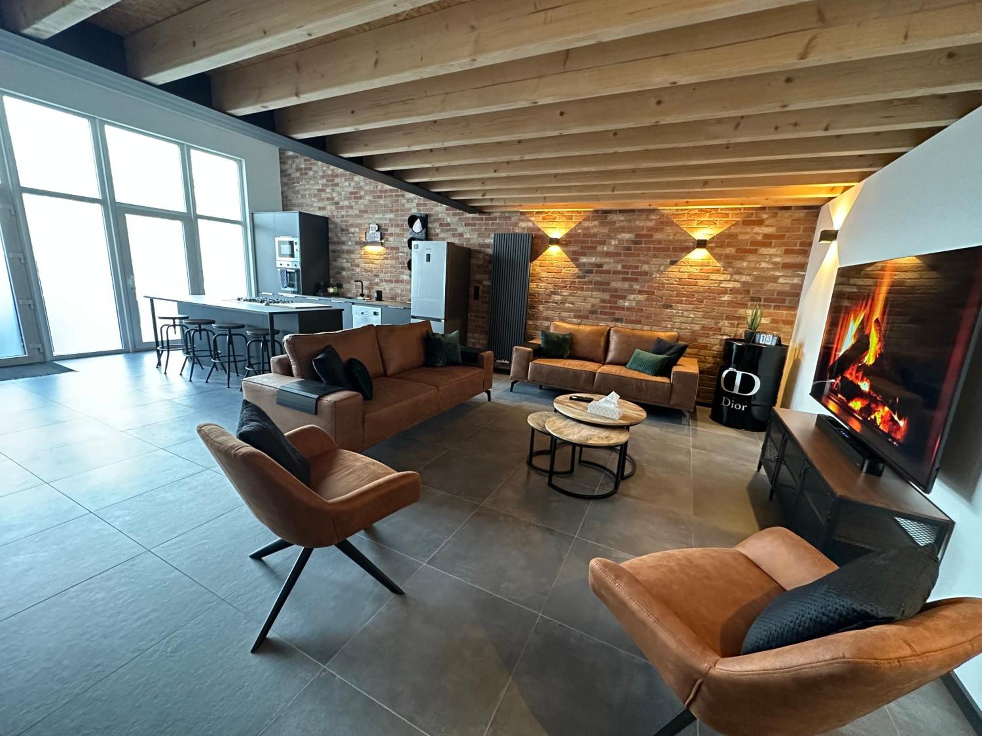 Lfa - 171 - Superbe Loft Avec Sauna Flemalle-Grande Luaran gambar